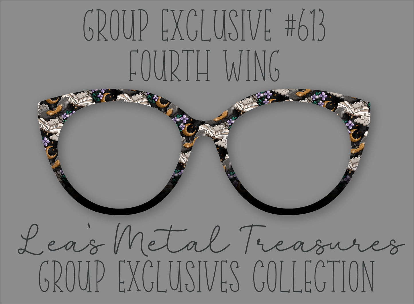 Fourth Wing Group Exclusive #613 Eyewear Frame Toppers