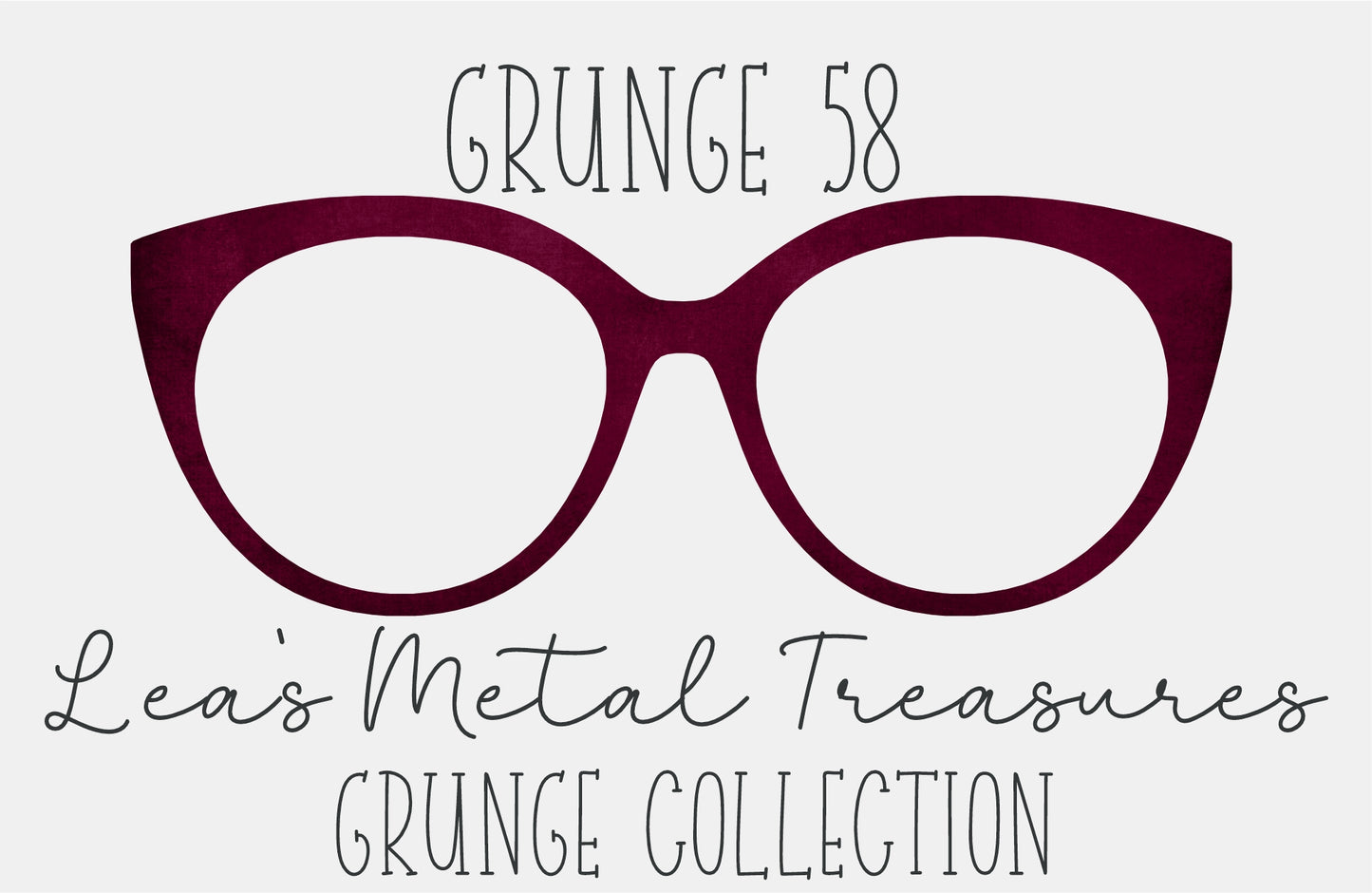 Grunge 58 Gradient Eyewear Frame Toppers