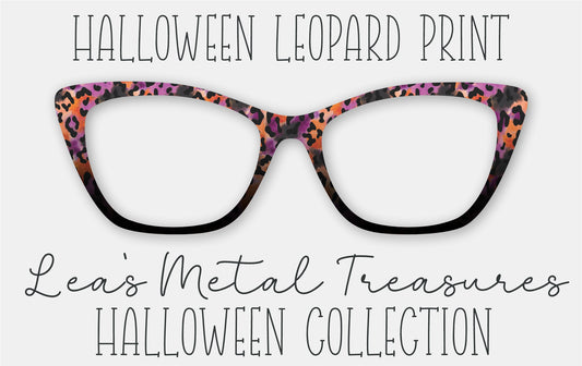 Halloween Leopard Print Eyewear Frame Toppers