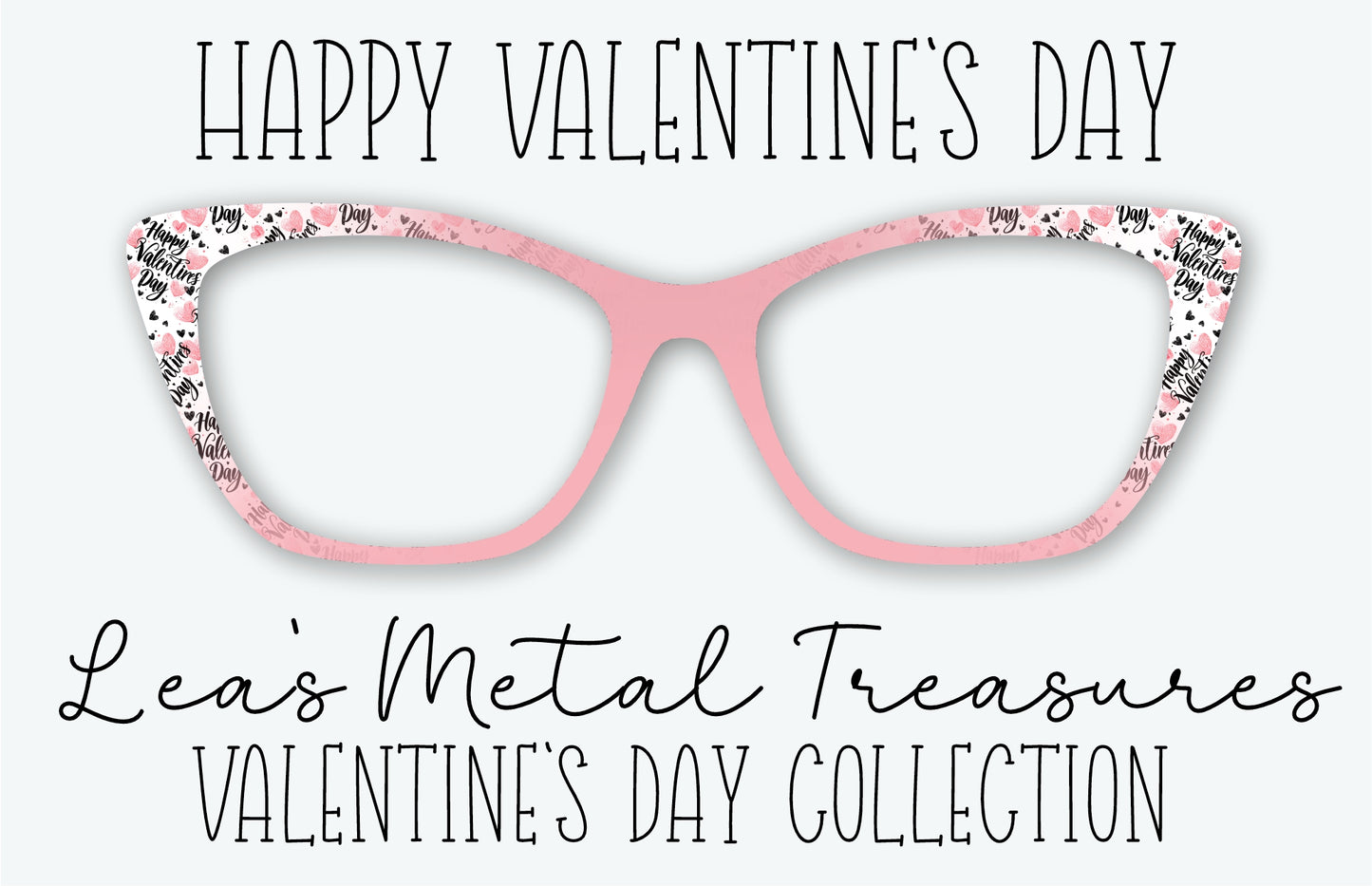 Happy Valentine's Day Eyewear Frame Toppers