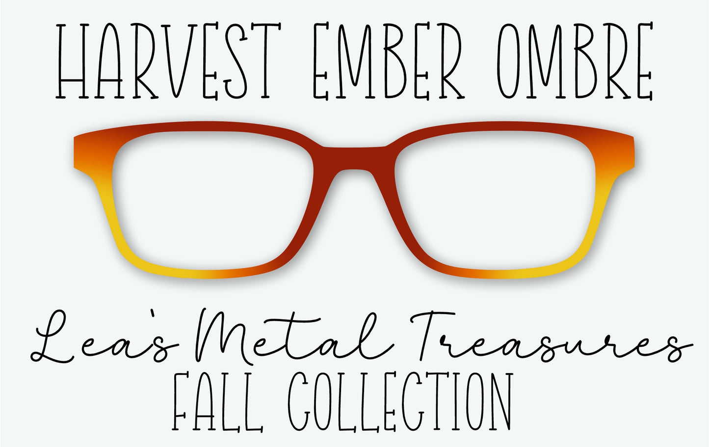 HARVEST EMBER OMBRE Eyewear Frame Toppers