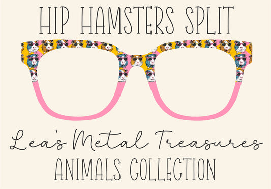 HIP HAMSTERS SPLIT Eyewear Frame Toppers COMES WITH MAGNETS