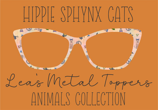 HIPPIE SPHYNX CATS Eyewear Frame Toppers COMES WITH MAGNETS