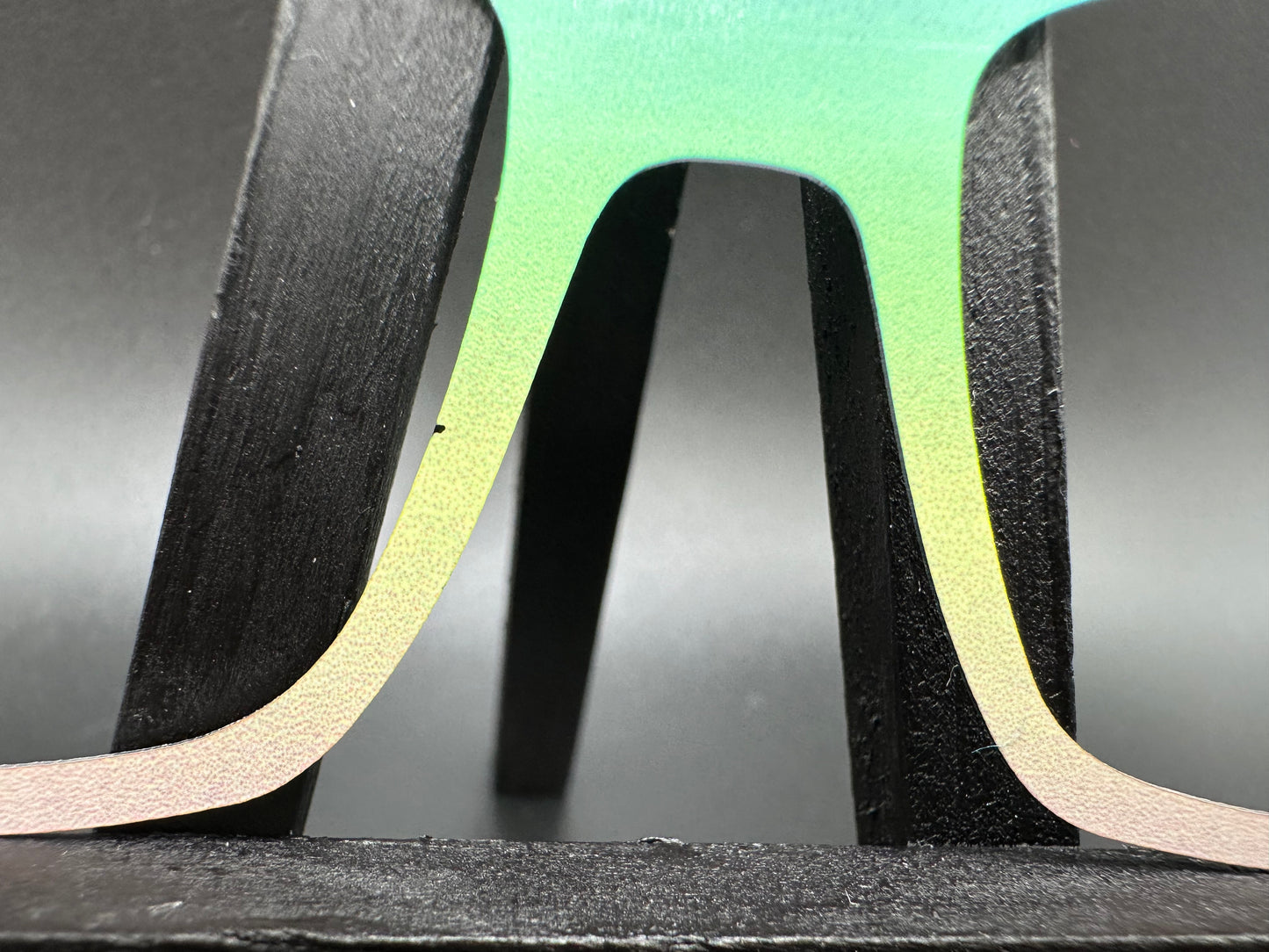 READY TO SHIP CLEARANCE Korbin Thick CEREAL MARSHMALLOWS GRADIENT ON GLOSS WHITE Eyewear Frame Toppers Comes with Magnets 10/6/2024