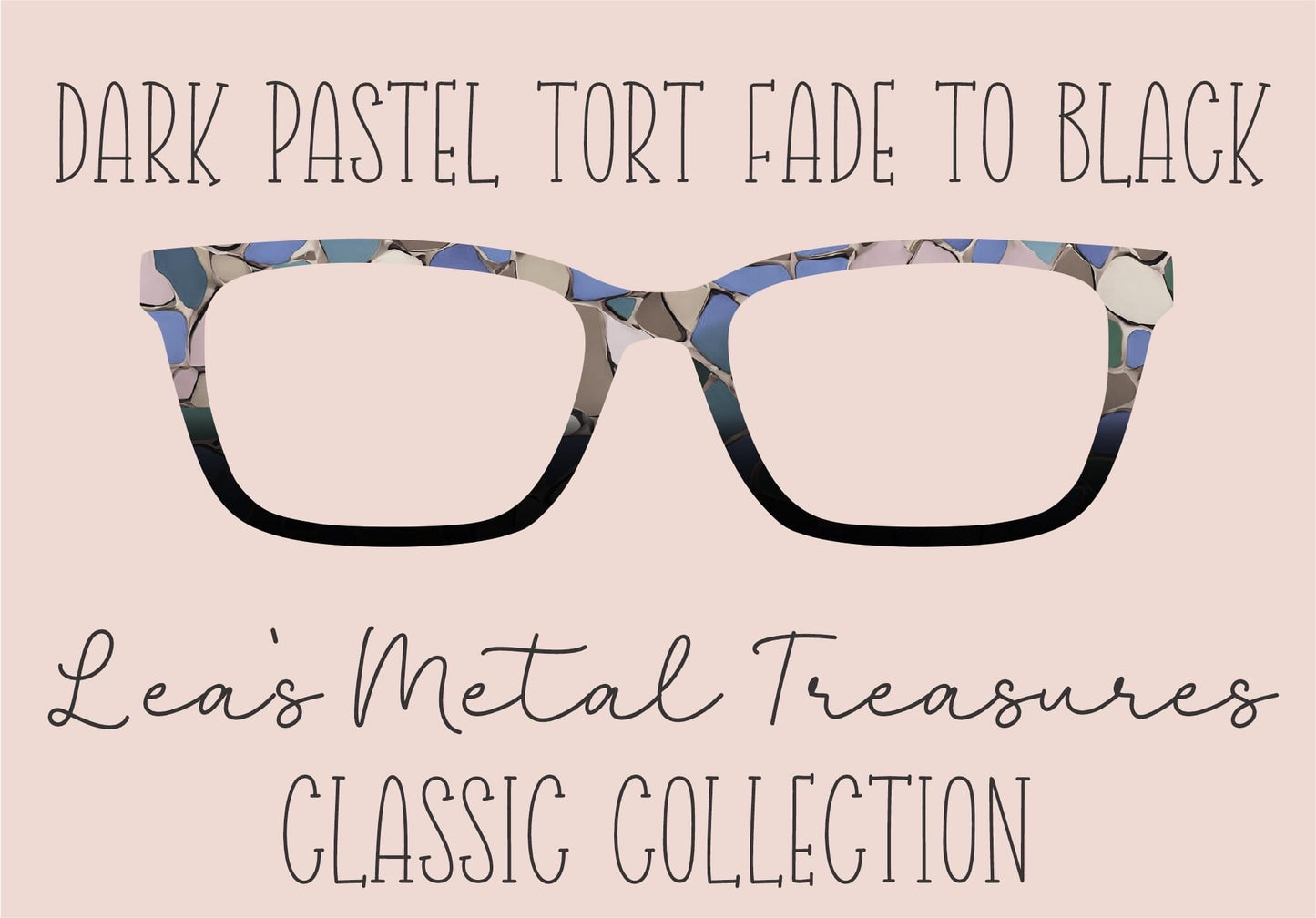 Dark Pastel Tort fade to Black