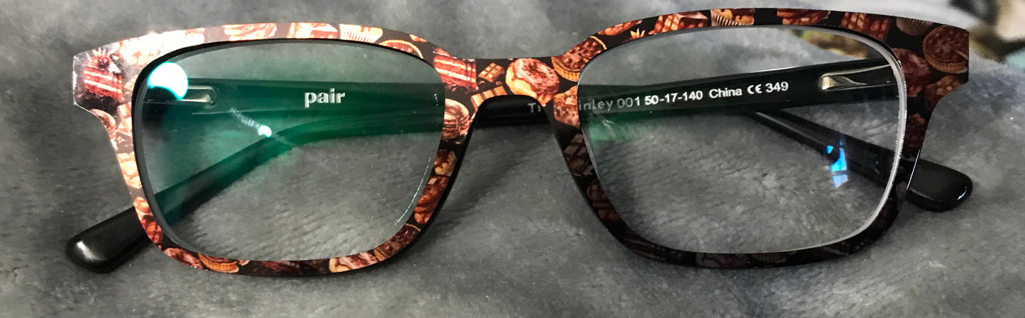 Chocolate obsession Eyewear Frame Toppers