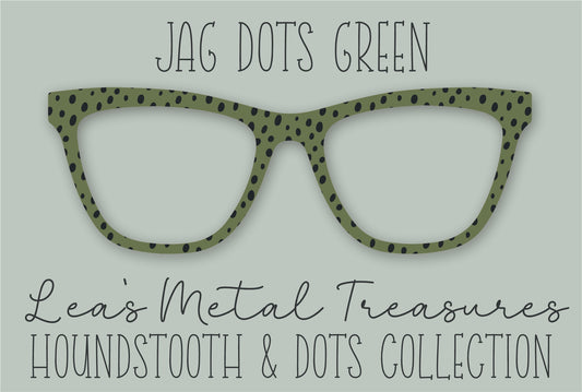 JAG DOTS GREEN • Magnetic Eyeglasses Toppers