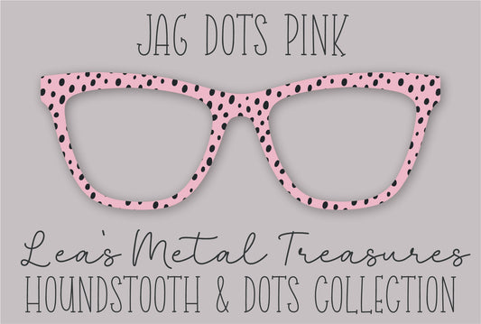 JAG DOTS PINK • Magnetic Eyeglasses Toppers