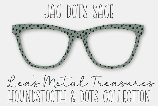 JAG DOTS SAGE • Magnetic Eyeglasses Toppers