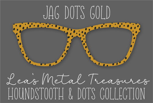 JAG DOTS GOLD • Magnetic Eyeglasses Toppers