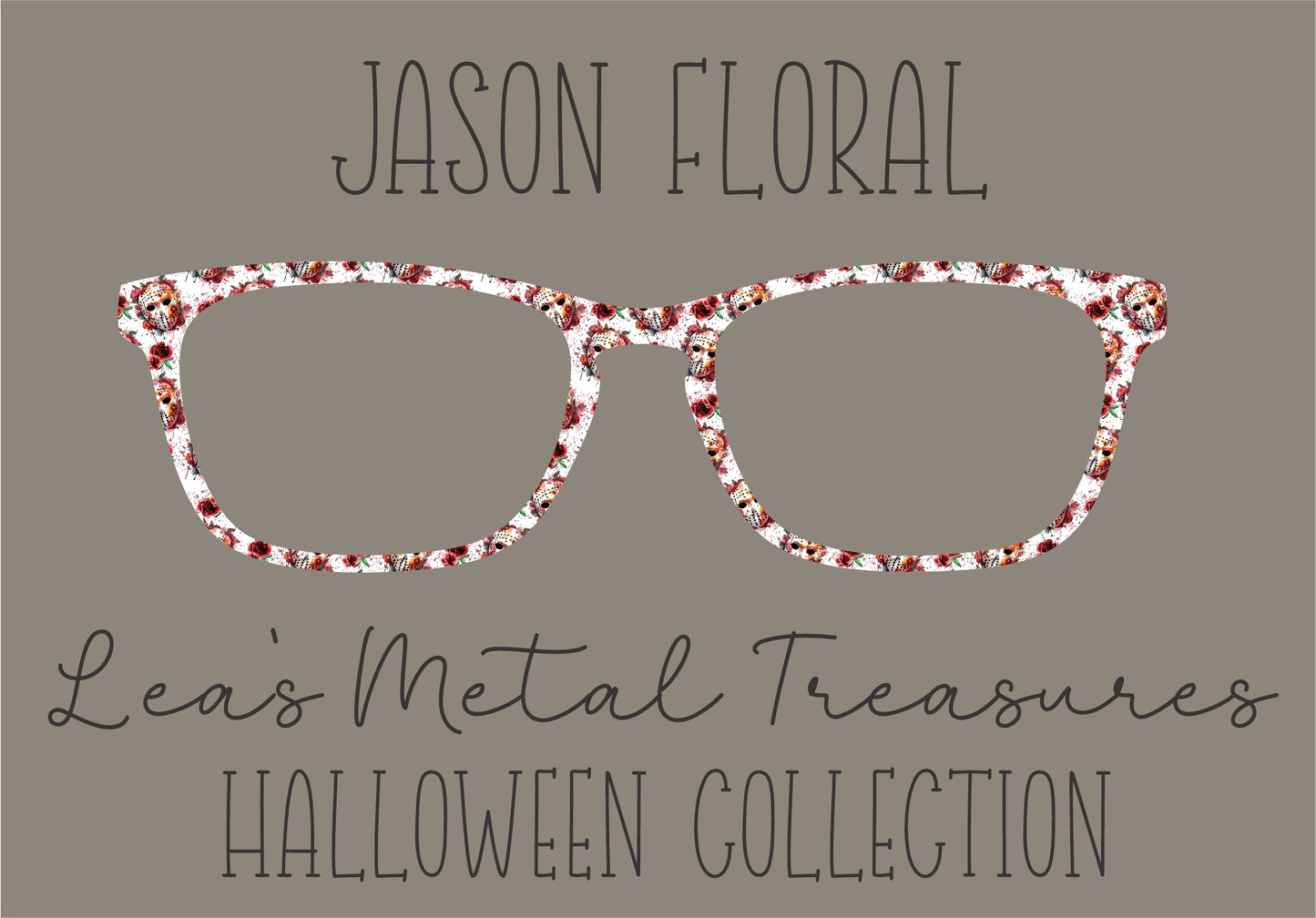JASON FLORAL Eyewear Frame Toppers COMES WITH MAGNETS