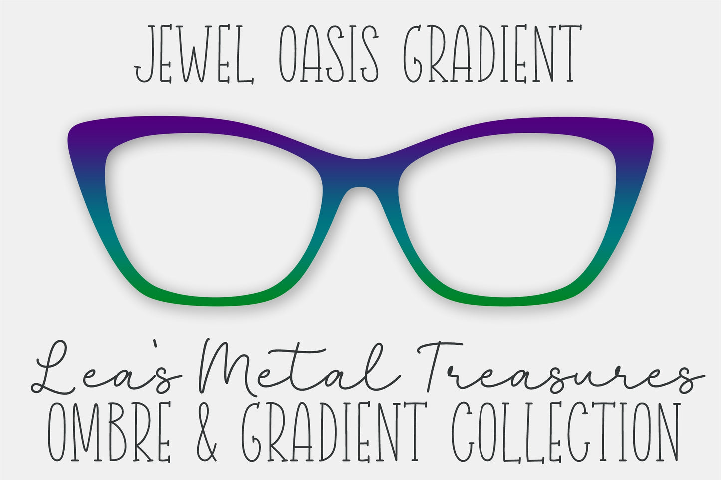 JEWEL OASIS GRADIENT Eyewear Frame Toppers