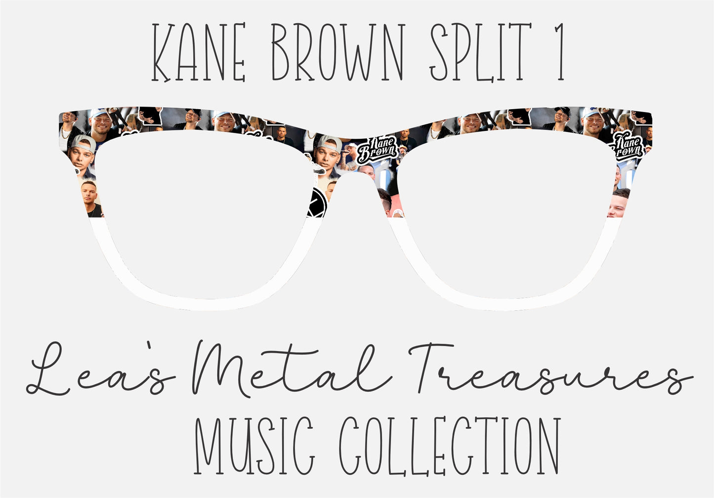KANE BROWN SPLIT 1 Eyewear Frame Toppers COMES WITH MAGNETS