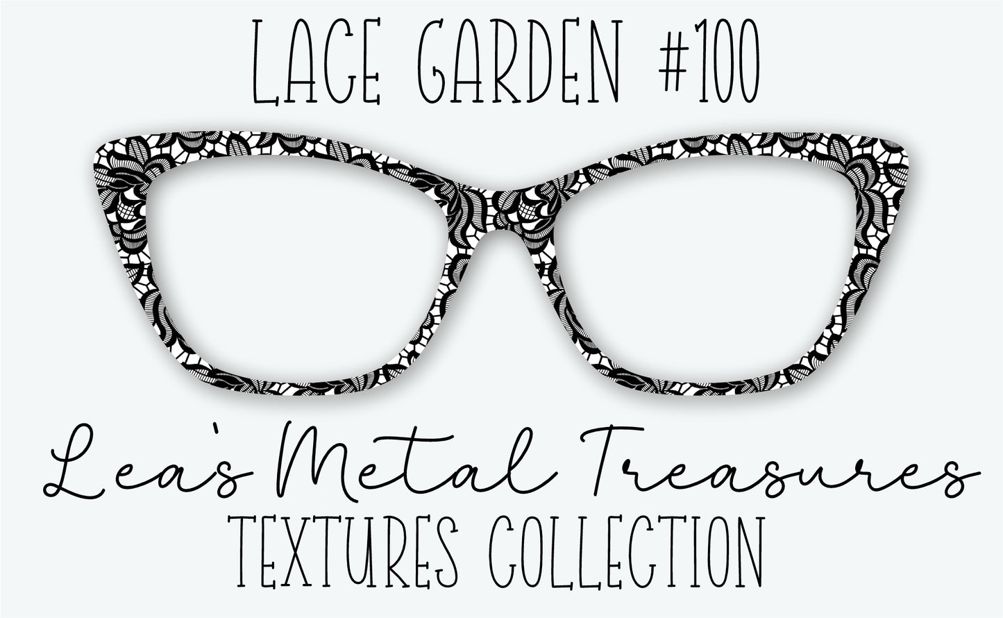 Lace Garden #100 Eyewear Frame Toppers • DECEMBER 2025 TOPPER OF THE MONTH