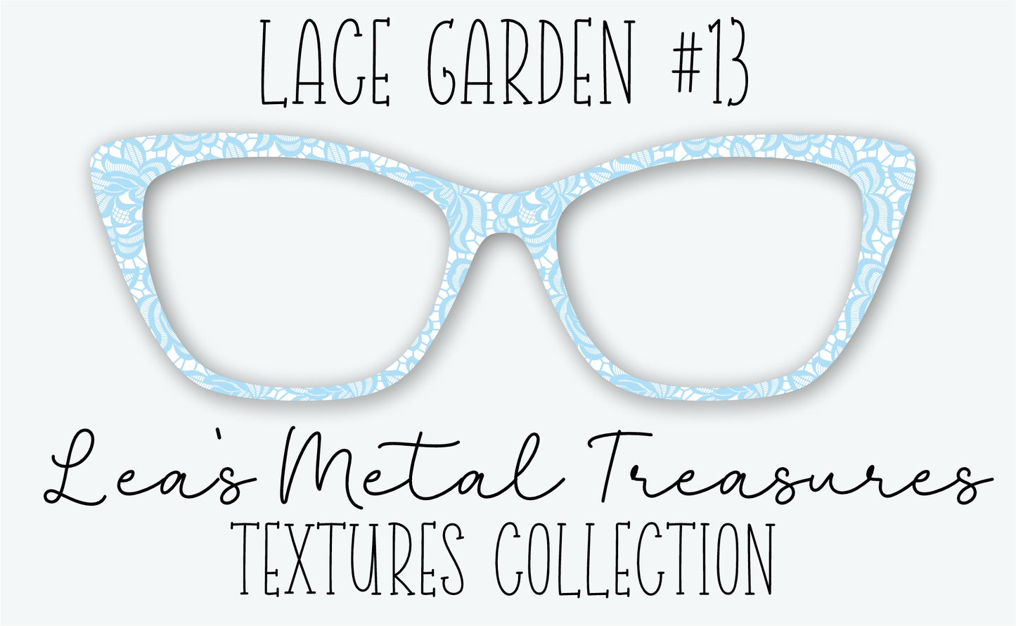 Lace Garden #13 Eyewear Frame Toppers • DECEMBER 2025 TOPPER OF THE MONTH