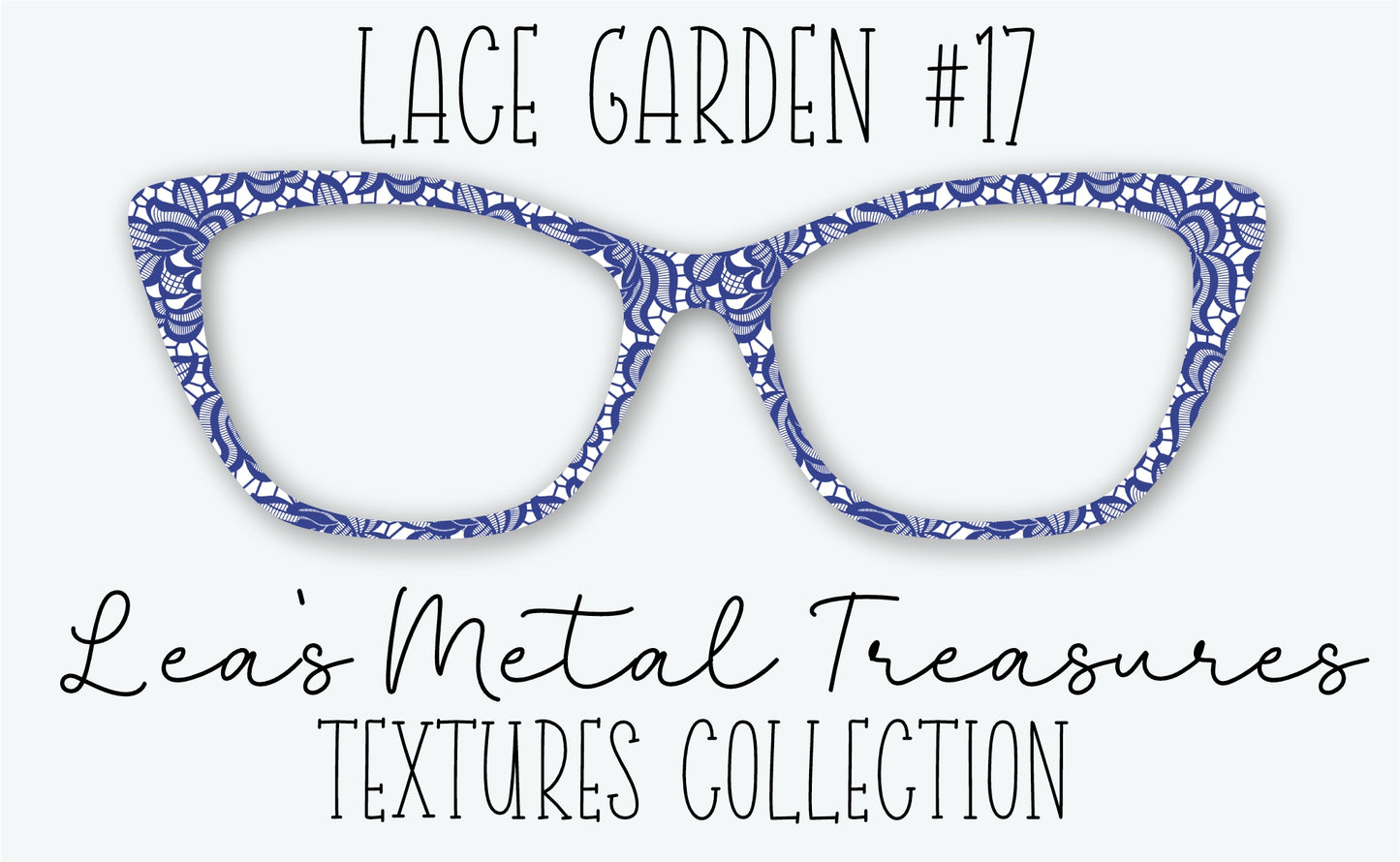 Lace Garden #17 Eyewear Frame Toppers • DECEMBER 2025 TOPPER OF THE MONTH