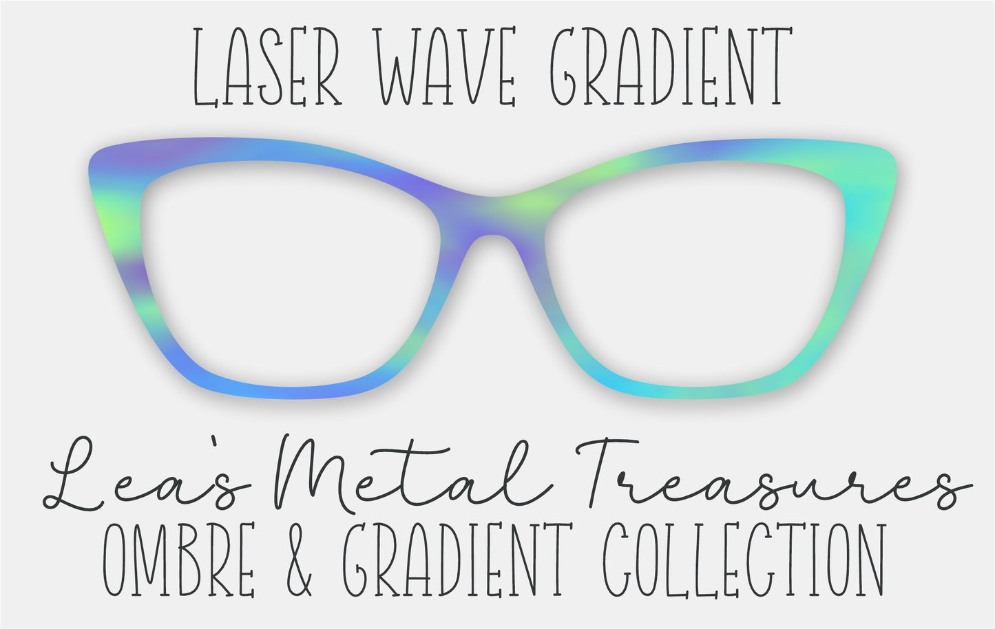 LASER WAVE GRADIENT Eyewear Frame Toppers