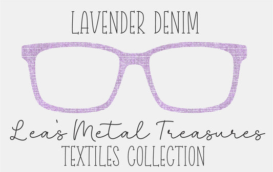 Lavender Denim Eyewear Frame Toppers COMES WITH MAGNETS