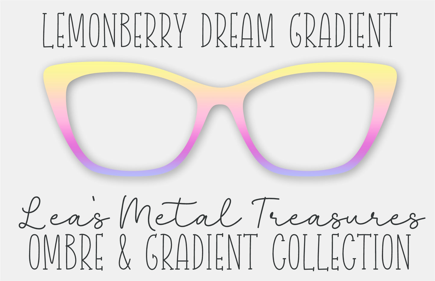 LEMONBERRY DREAM GRADIENT Eyewear Frame Toppers
