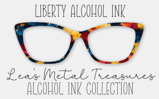 Liberty Alcohol Ink • Magnetic Eyeglasses Topper