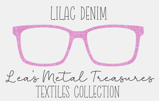 Lilac Denim Eyewear Frame Toppers COMES WITH MAGNETS