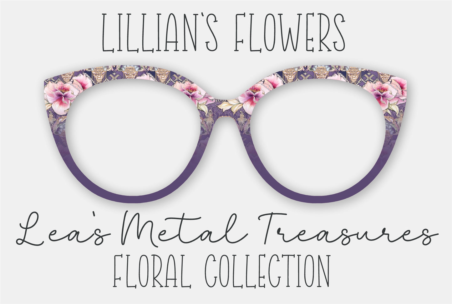 Lillian's Flowers Eyewear Frame Toppers