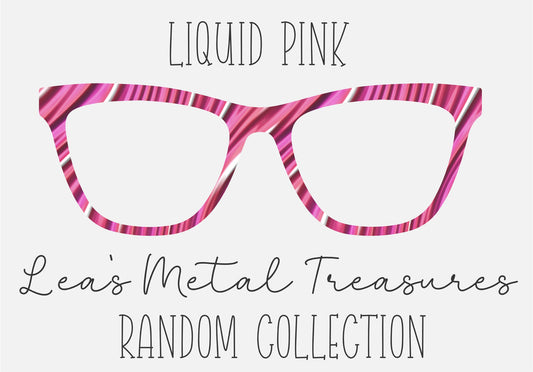 LIQUID PINK Eyewear Frame Toppers COMES WITH MAGNETS