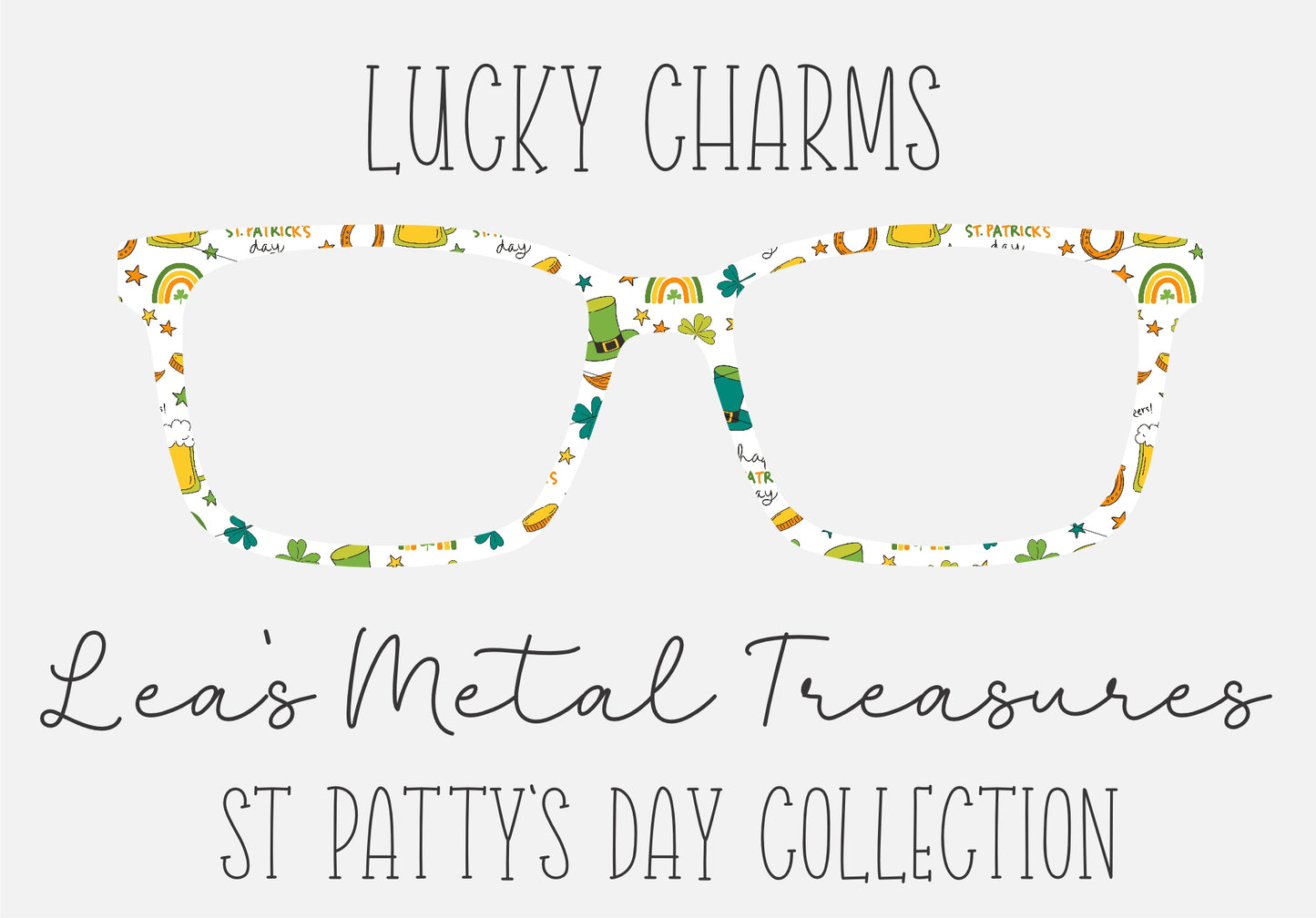 LUCKY CHARMS Eyewear Frame Toppers COMES WITH MAGNETS