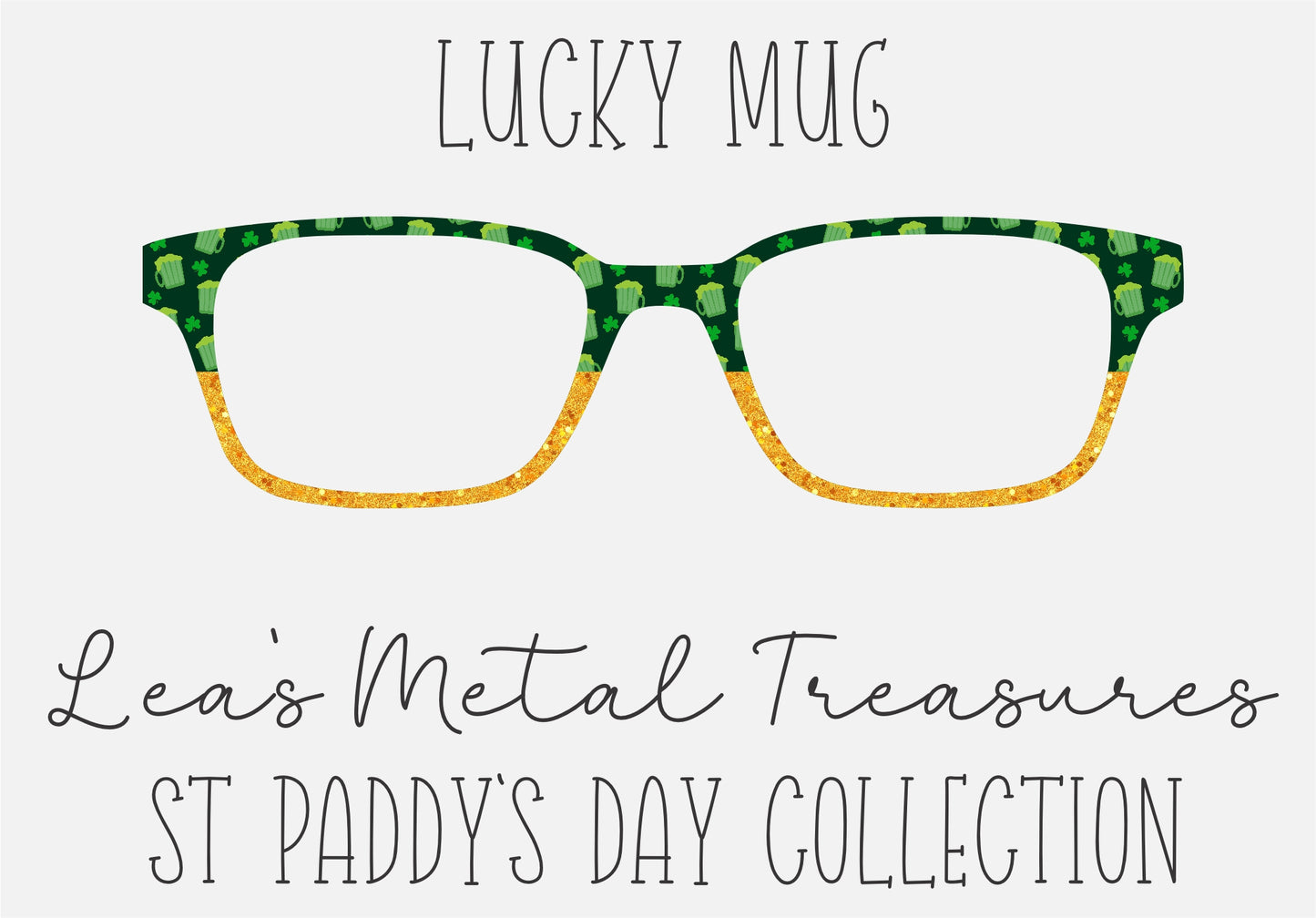 LUCKY MUG Eyewear Frame Toppers COMES WITH MAGNETS