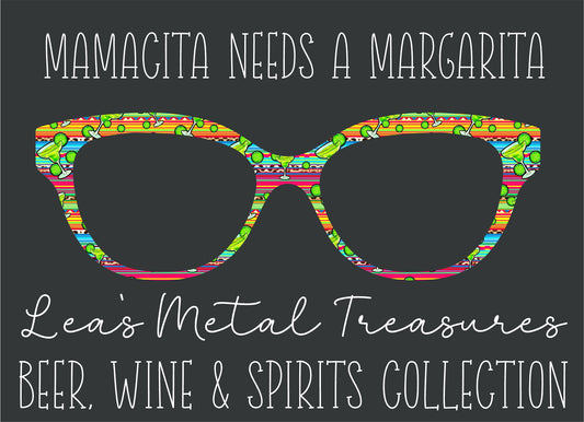 MAMACITA NEEDS A MARGARITA Eyewear Frame Toppers COMES WITH MAGNETS
