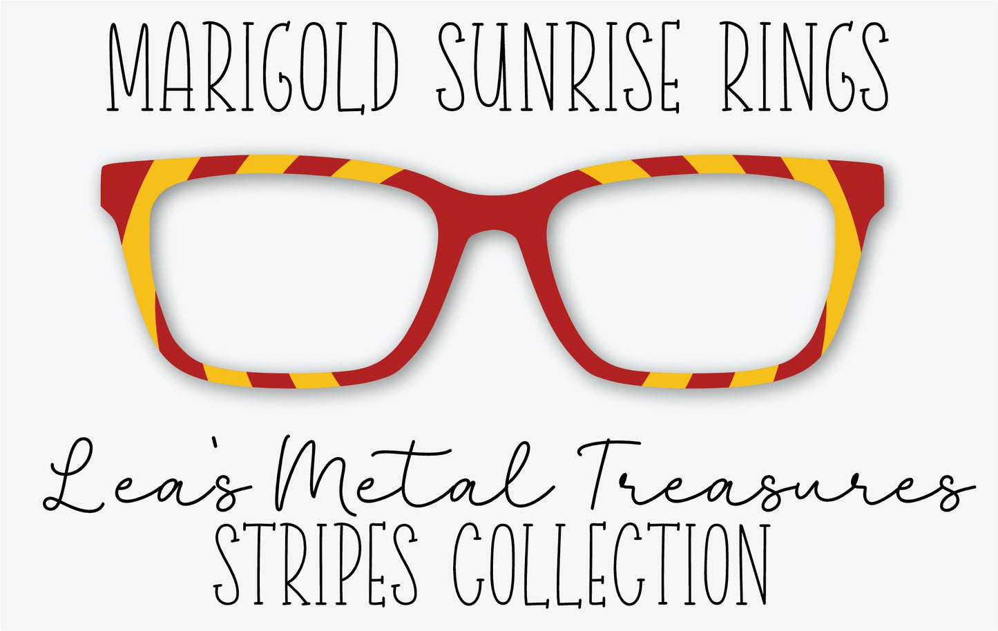 Marigold Sunrise Rings Eyewear Frame Toppers
