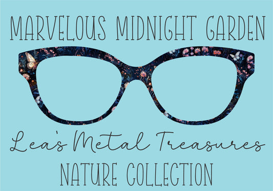 Marvelous Midnight Garden Eyewear Frame Toppers COMES WITH MAGNETS