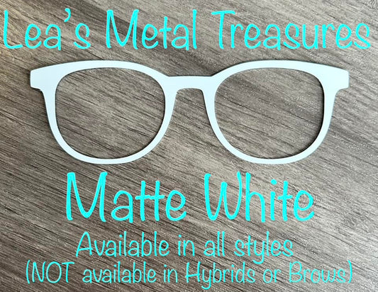 Matte White Naked Collection - Eyeglasses Cover - Comes with Magnets