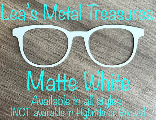 Matte White Naked Collection - Eyeglasses Cover - Comes with Magnets