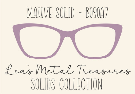 MAUVE SOLID BO9OA7 Eyewear Frame Toppers COMES WITH MAGNETS