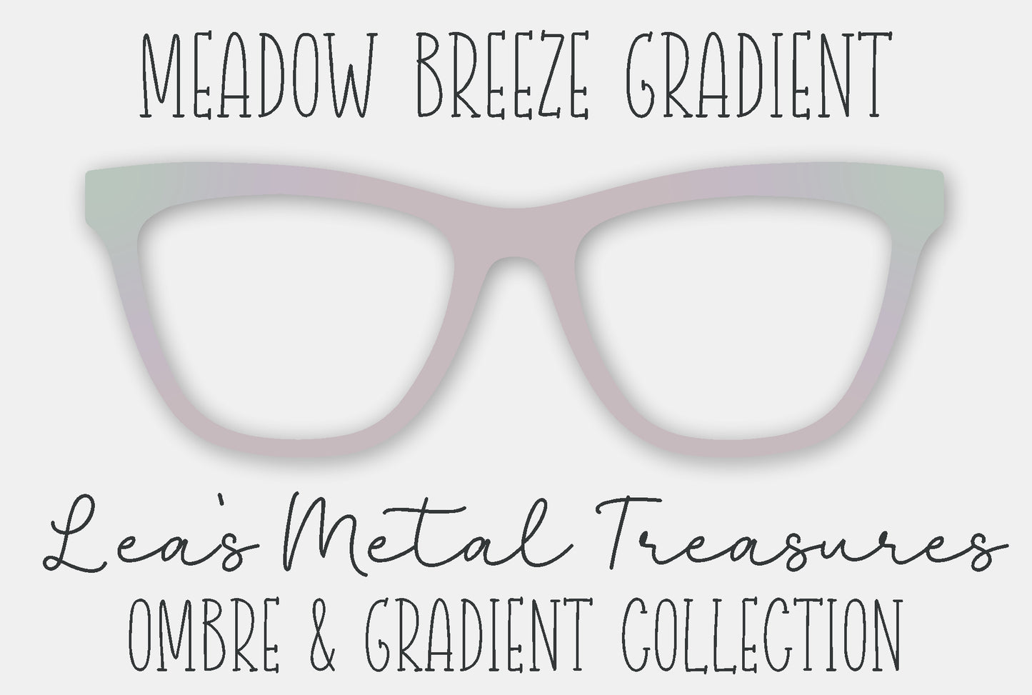 Meadow Breeze Gradient Eyewear Frame Toppers