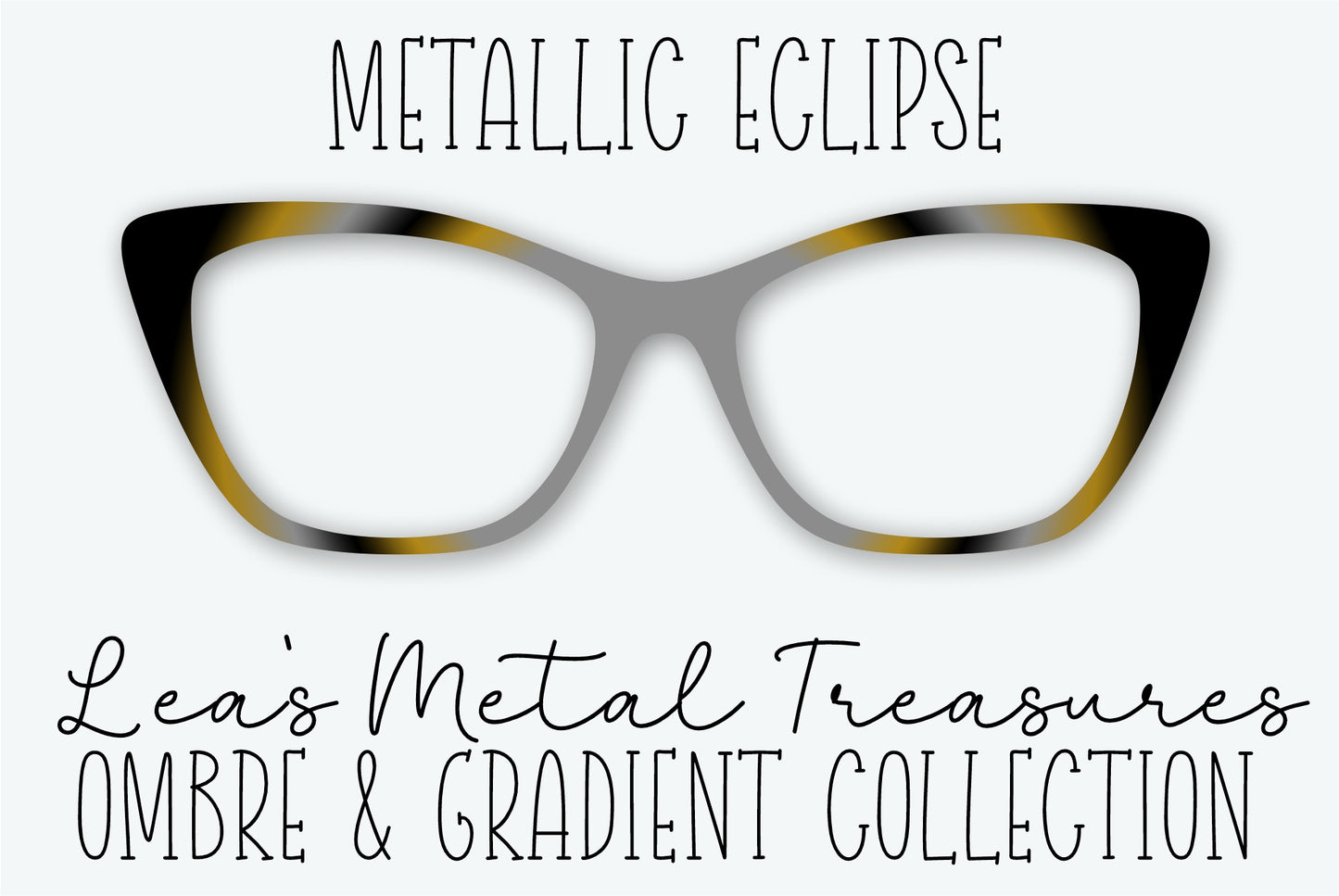 Metallic Eclipse Eyewear Frame Toppers