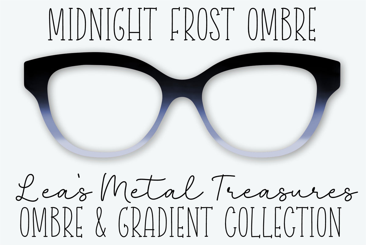 MIDNIGHT FROST OMBRE Eyewear Frame Toppers