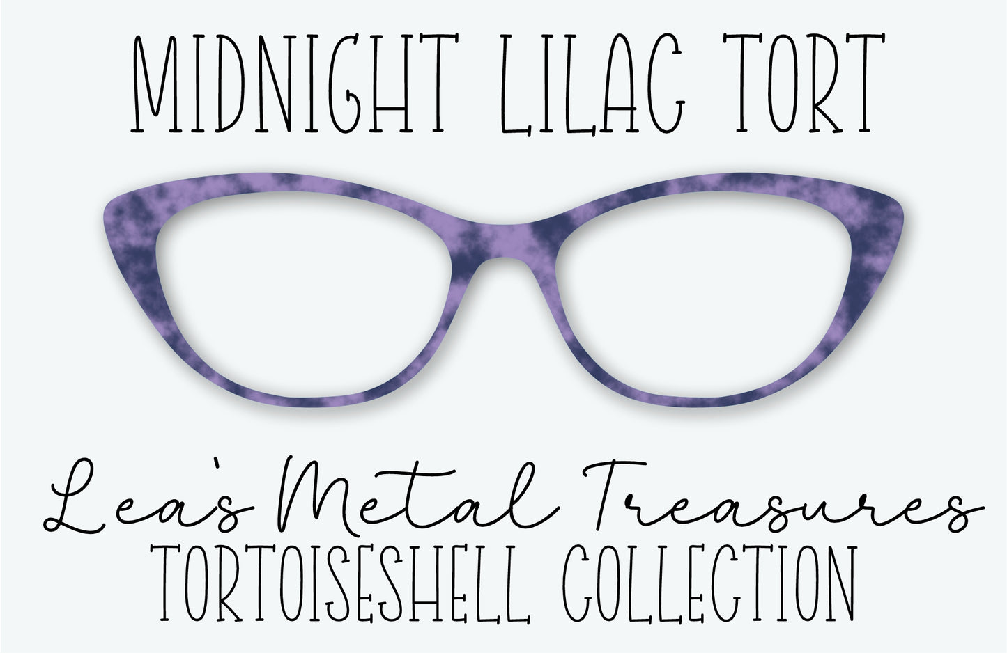 Midnight Lilac Tort Eyewear Frame Toppers
