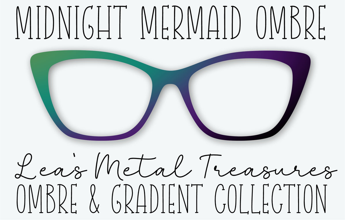 MIDNIGHT MERMAID OMBRE Eyewear Frame Toppers