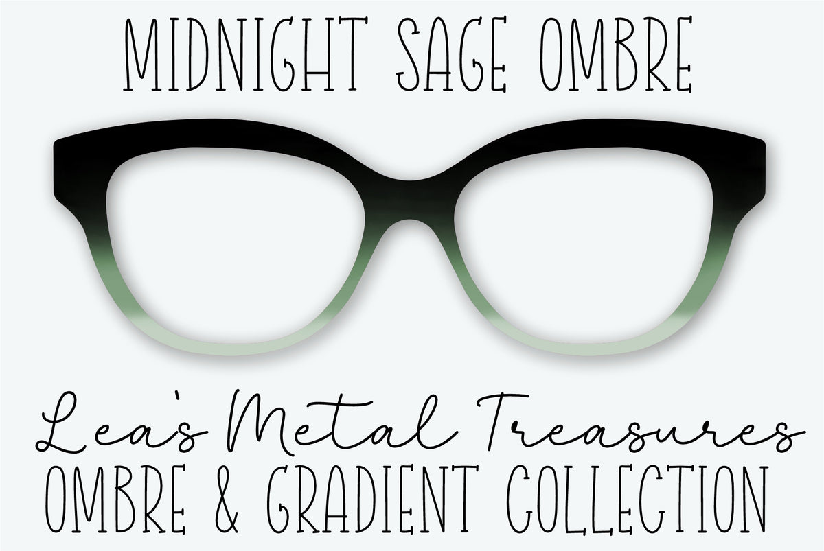 MIDNIGHT SAGE OMBRE Eyewear Frame Toppers