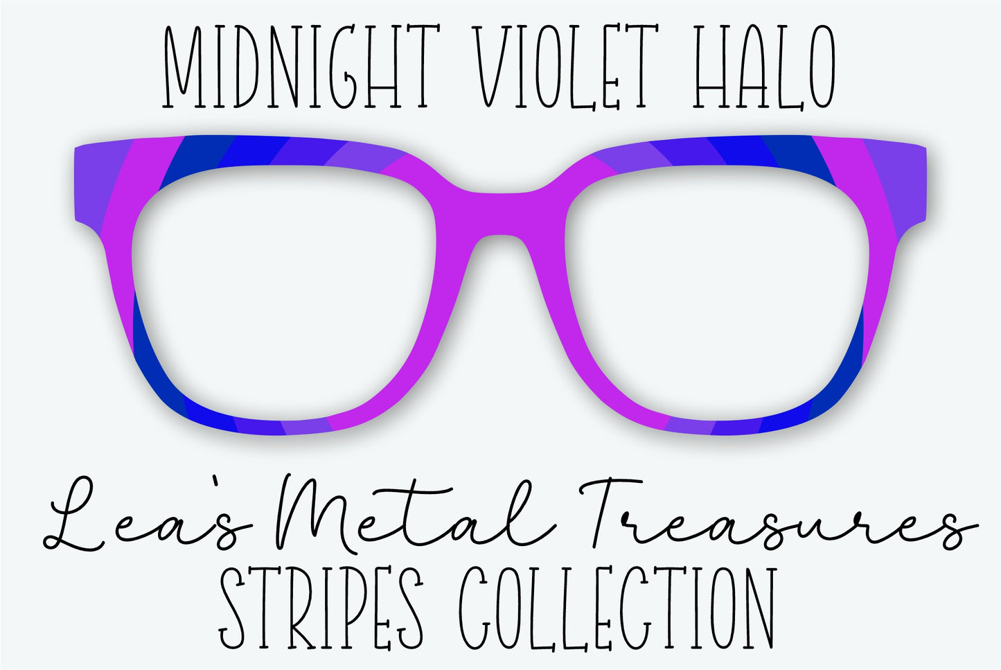 MIDNIGHT VIOLET HALO Eyewear Frame Toppers