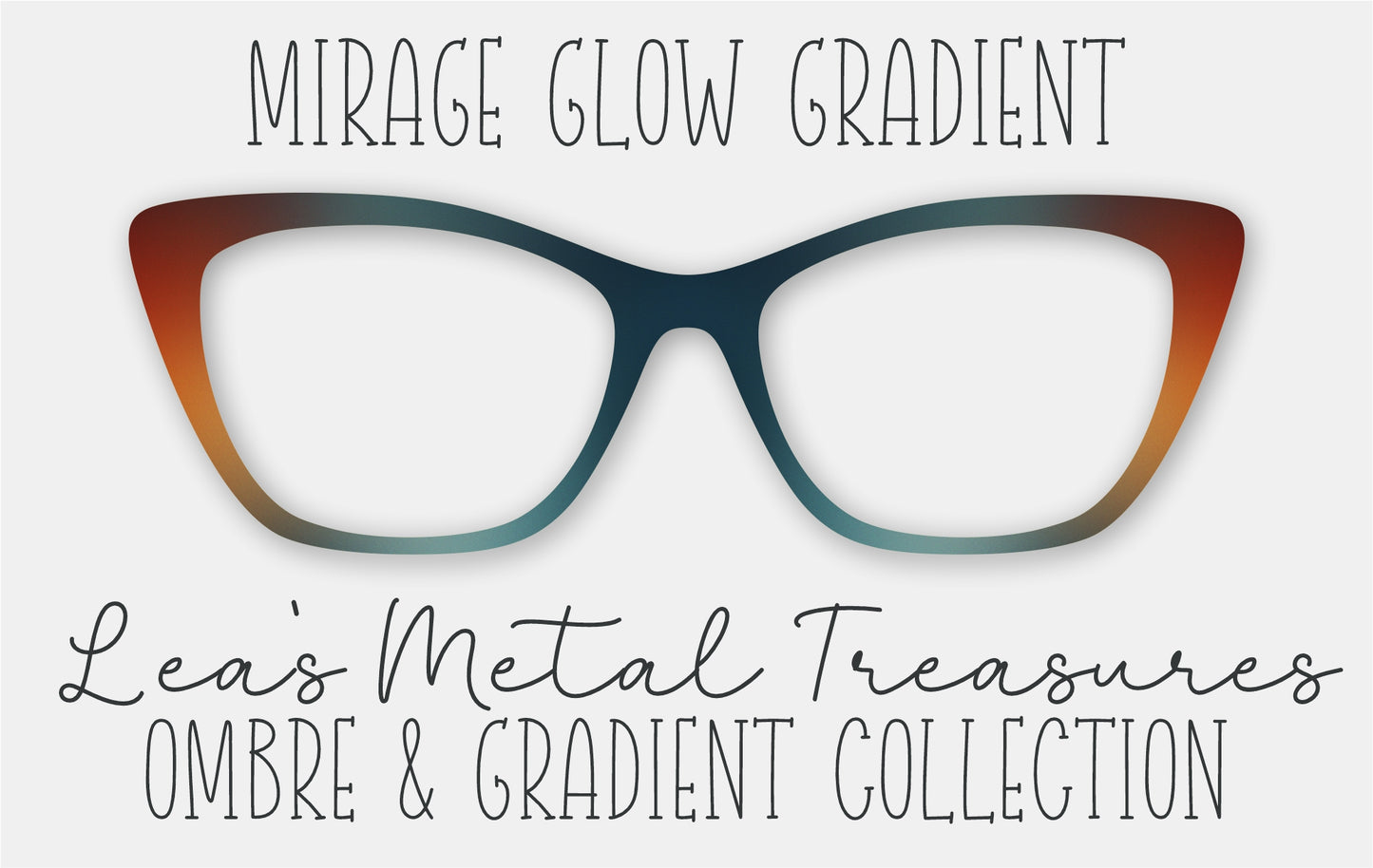 MIRAGE GLOW GRADIENT Eyewear Frame Toppers