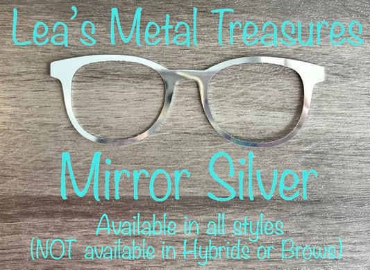 Mirror Silver Naked Collection - Eyeglasses Cover - Comes with Magnets