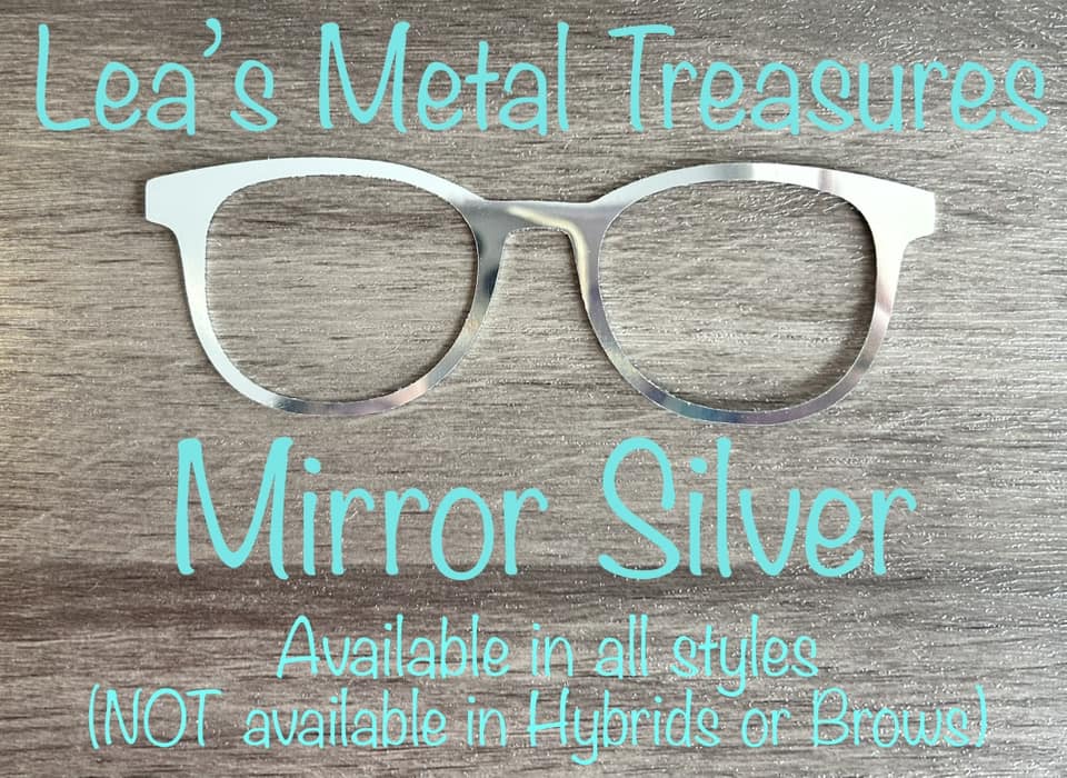 Mirror Silver Naked Collection - Eyeglasses Cover - Comes with Magnets