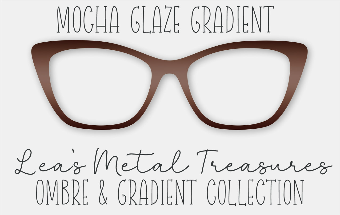 MOCHA GLAZE GRADIENT Eyewear Frame Toppers