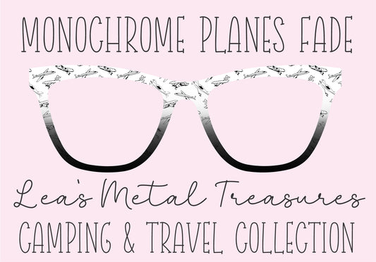 MONOCHROME PLANES FADE Eyewear Frame Toppers COMES WITH MAGNETS
