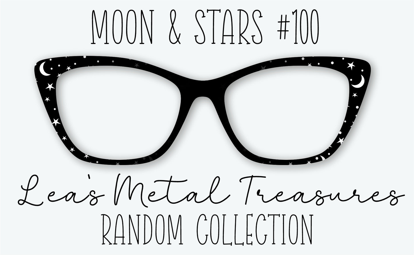 Moon & Stars #100 Eyewear Frame Toppers • DECEMBER 2025 TOPPER OF THE MONTH