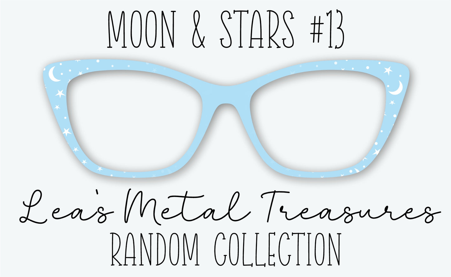 Moon & Stars #13 Eyewear Frame Toppers • DECEMBER 2025 TOPPER OF THE MONTH
