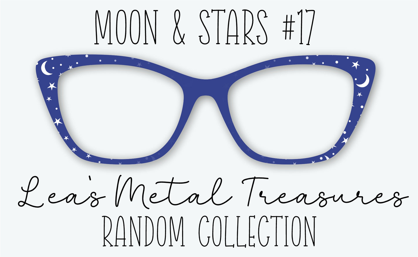 Moon & Stars #17 Eyewear Frame Toppers • DECEMBER 2025 TOPPER OF THE MONTH